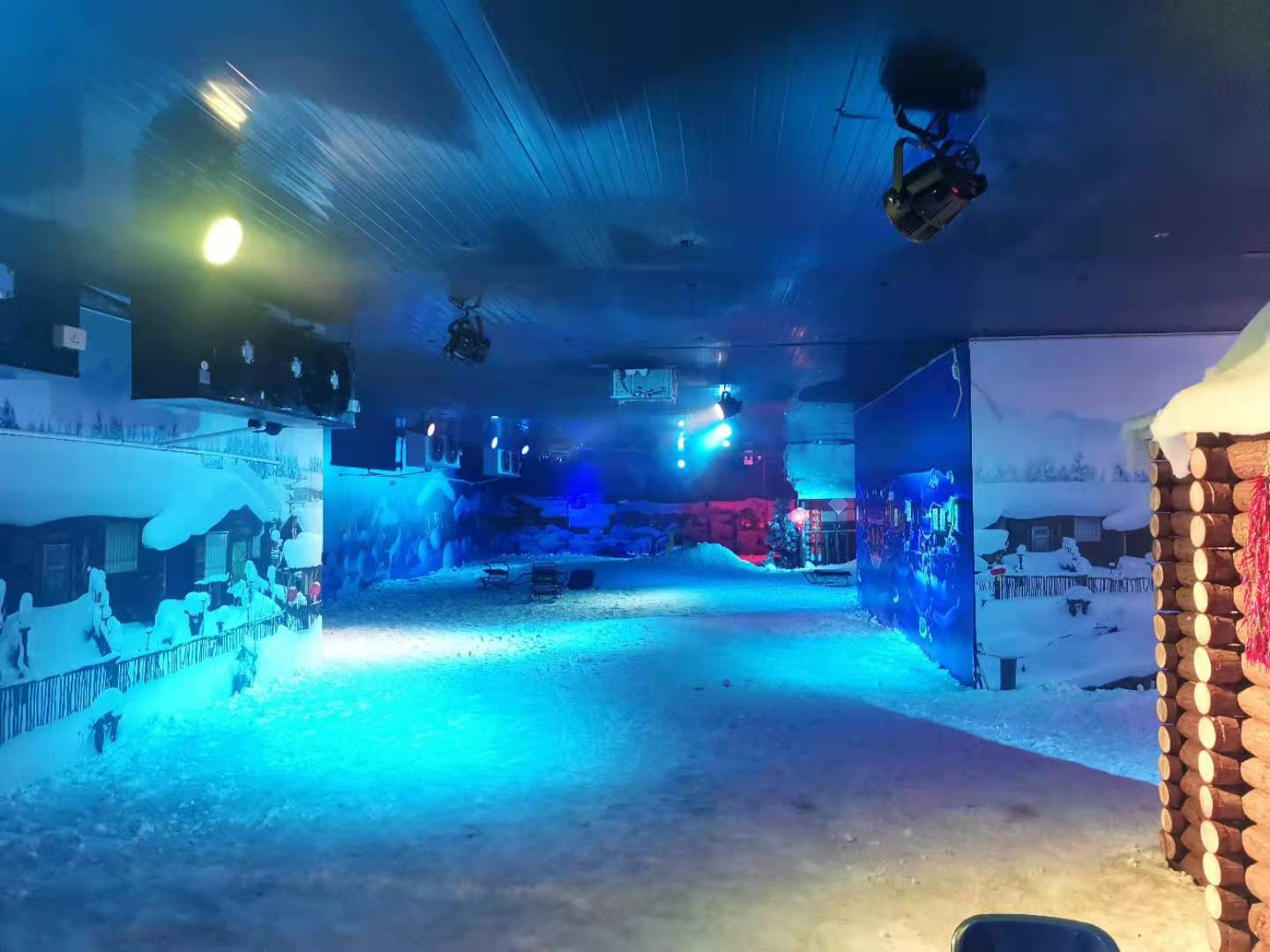 滑雪場(chǎng)，室內(nèi)冰雪世界冷庫歡樂谷建造
